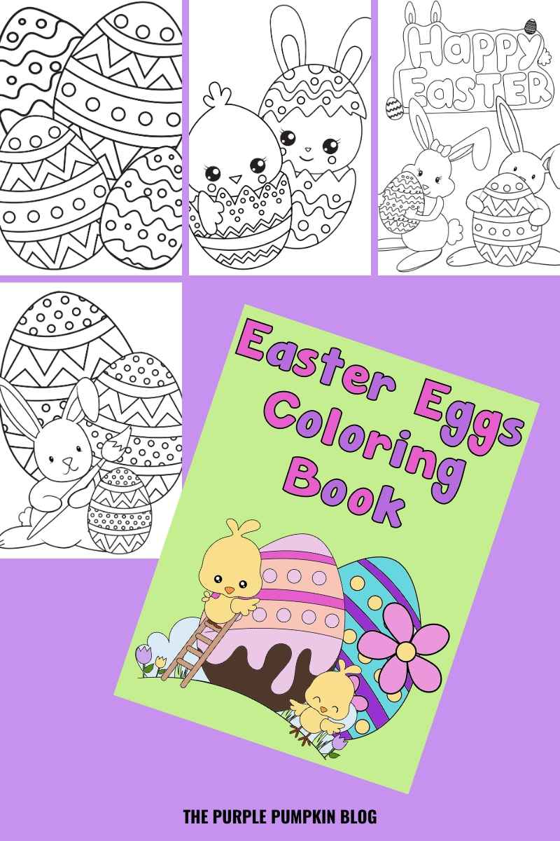 22 Printable Easter Eggs Coloring Pages (Print-at-Home)