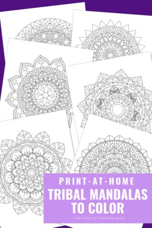 Print-At-Home Tribal Mandalas