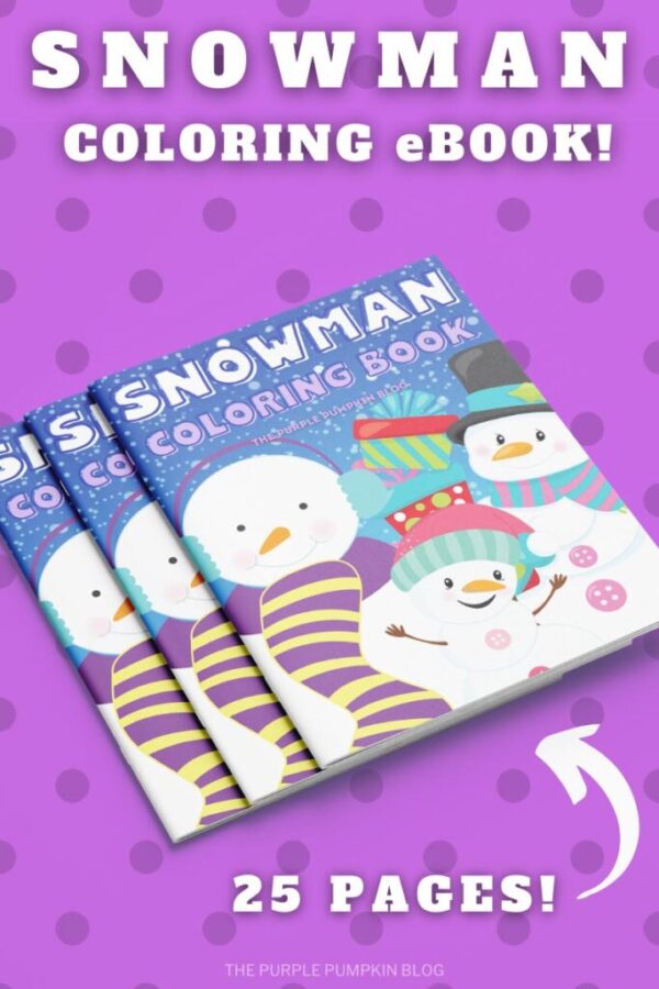 Snowman Coloring eBook