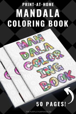 50-Page Mandala Coloring Book for Adults (Print-At-Home)