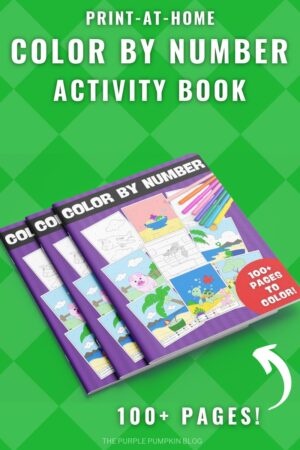 Bumper Color By Number Activity Book to Print at Home - 100+ Pages!