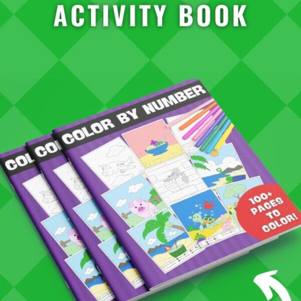 Bumper Color By Number Activity Book! (200+ Pages to Print-at-Home)