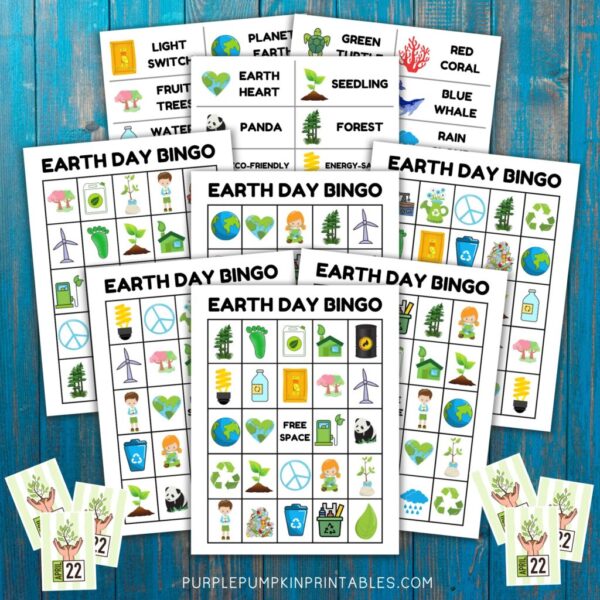 Earth Day Bingo Game (Earth Day Activity Pack)