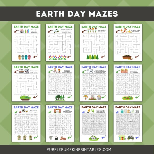 Earth Day Mazes (Earth Day Activity Pack)