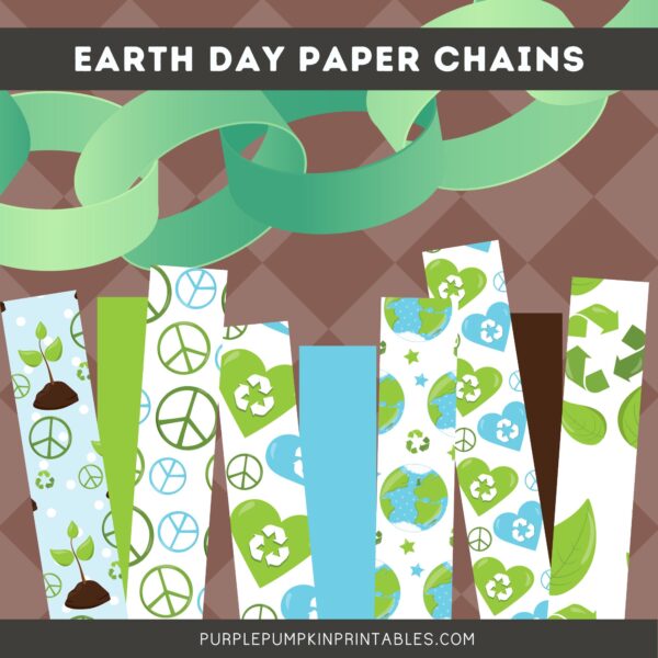 Earth Day Paper Chains (Earth Day Activity Pack)