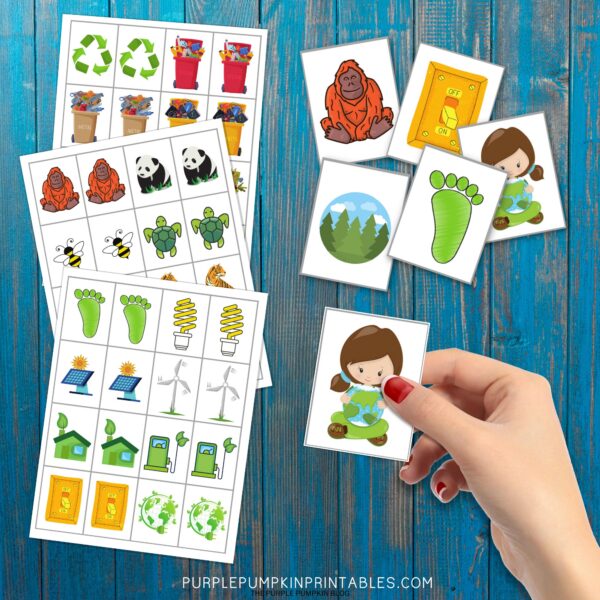 Memory Game Cards (Earth Day Activity Pack)