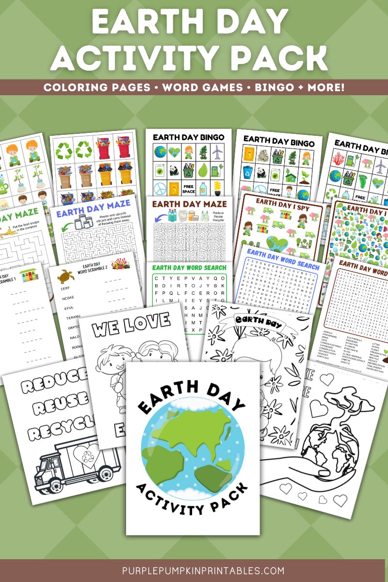 Printable Earth Day Activity Pack