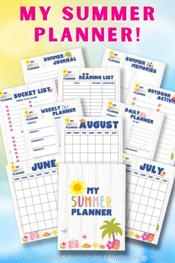 My Summer Planner to Print