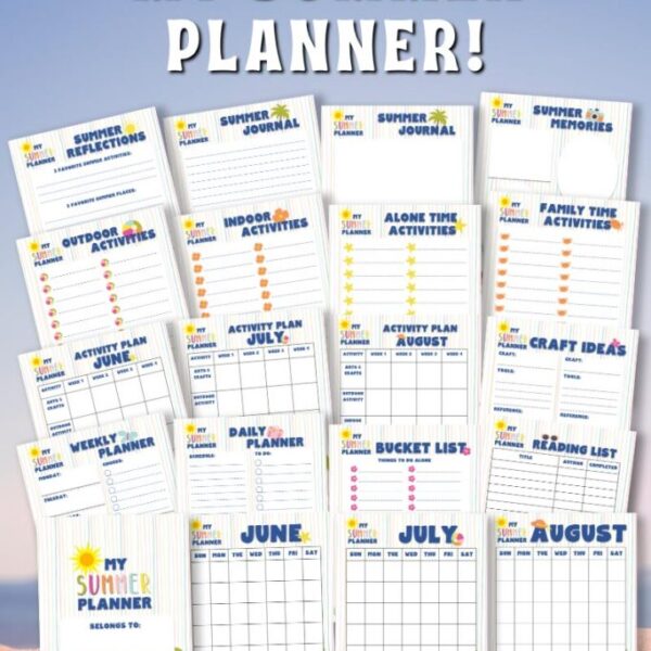 22-Page Printable Summer Planner