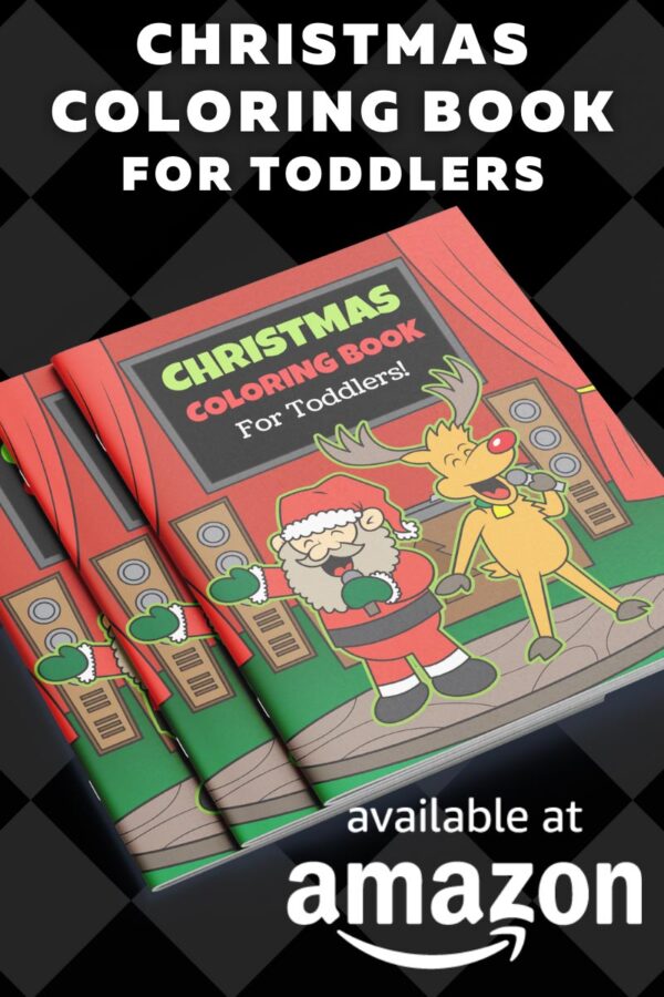 Christmas Coloring Book for Toddlers Available at Amazon