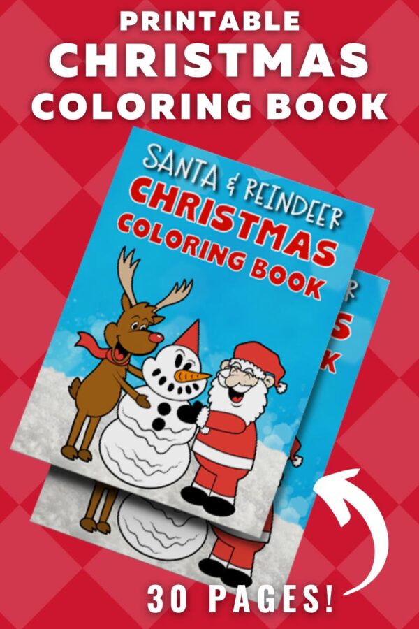 Printable Christmas Coloring Book - 30 Pages!