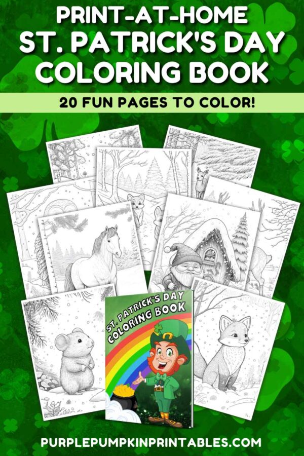 Print-at-Home St. Patrick's Day Coloring Book