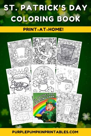 St. Patrick's Day Coloring Book (Print at Home)