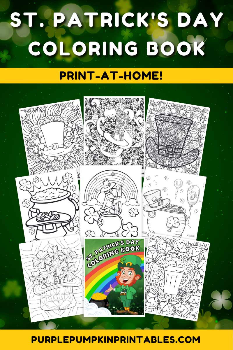 20 Printable St. Patrick's Day Coloring Pages