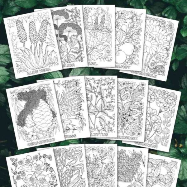 30 Printable Magical Plants Coloring Pages