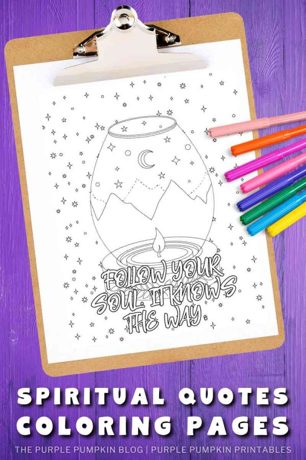 Spiritual Quotes Coloring Pages to Print