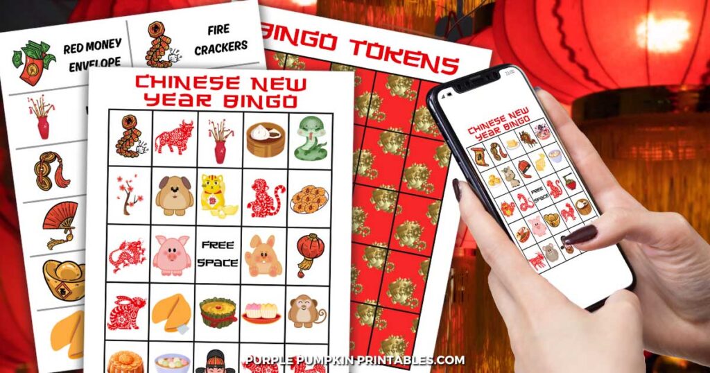 Digital Representation of Chinese New Year Bingo Cards